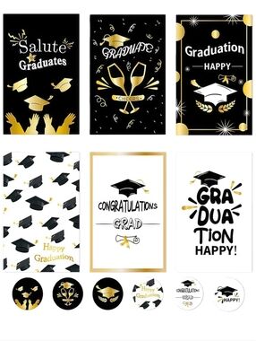 Graduation Card Set - 6pc